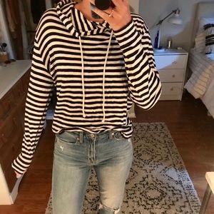 J Crew Hooded Long Sleeve